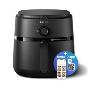 Frytkownica na gorące powietrze Philips Series 1000 NA130/00 Airfryer Frytownica beztłuszczowa Czarna