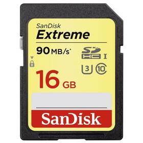 SanDisk SDHC Extreme 16GB UHS-I U3 (90R/40W) (SDSDXNE-016G-GNCIN) (jako nové - náhradní obal 8801548169)