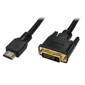 Evolveo DVI/HDMI, 1,8m (EV-HDMI-DVI) černý (poškozený obal 8801049972)
