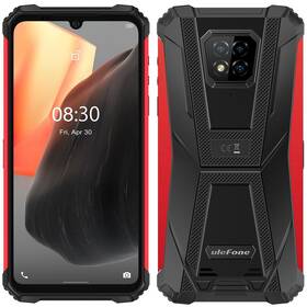 Mobilný telefón UleFone Armor 8 Pro 6+128GB (ULE000416) čierny/červený