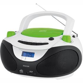 Radiopřijímač s CD Sencor SPT 3228 bílý/zelený