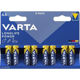 Varta Longlife Power AA, LR06, blistr 8ks (4906121418)