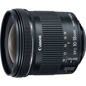 Objektív Canon EF-S 10-18 mm f/4.5-5.6 IS STM + EW73C + LC kit čierny