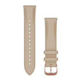 Garmin Quick Release Bands (20 mm), Light Sand Italian Leather, ružovozlatá pracka (010-12924-21)