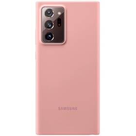 Samsung Silicone Cover na Galaxy Note20 Ultra (EF-PN985TAEGEU) hnedý/ružový