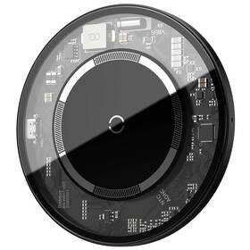Baseus Simple Magnetic 15W (WXJK-E02) černá/průhledná (lehce opotřebené 8801777669)