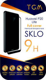 Szkło ochronne TGM Full Cover na Huawei P20 Lite (TGMHUAWP20LBL) Czarne