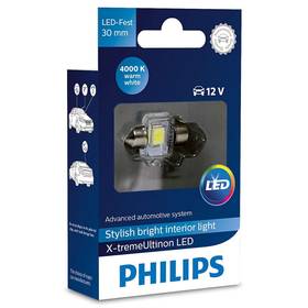 Philips X-tremeUltinon LED C5W, 30mm, 4000K, 1ks (129404000KX1)