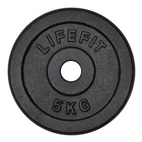 Tarczy LIFEFIT metalowy 5kg dla gryfu 30 mm Czarny