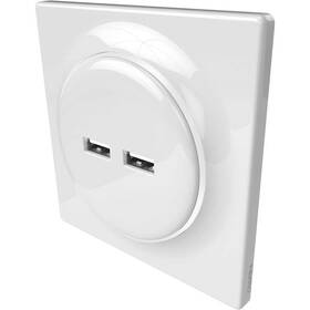 Adapter Fibaro Walli USB zásuvka (FGWU-021) Biała