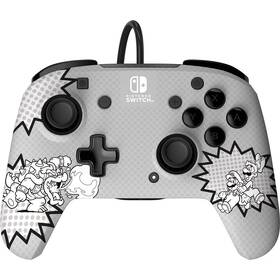 Kontroler PDP Remacth Wired Controller pro Nintendo Switch - Comic Mario (500-134-COMIC)