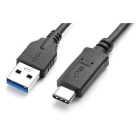 AQ USB 3.1 USB-C samec - USB 3.0 A samec , 1 m (xaqcc67010) čierna farba