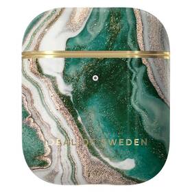 Puzdro iDeal Of Sweden pro Apple Airpods 1/2 - Golden Jade Marble (IDFAPC-98)
