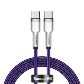 Baseus Cafule Series USB-C/USB-C 100W 1m (CATJK-C05) fialový