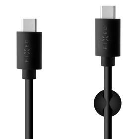 FIXED USB-C/USB-C a podporou PD, USB 2.0, 60W, 1m (FIXD-CC-BK) čierny