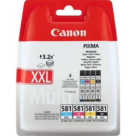 Inkoustová náplň Canon CLI-581XXL 800/300 stran, CMYK (1998C005)