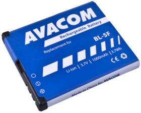 Avacom pro Nokia N95, E65, Li-Ion 3,6V 1000mAh (náhrada BL-5F) (GSNO-BL5F-S1000A)