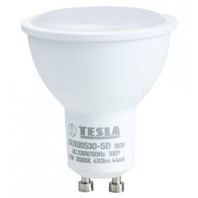 Tesla bodová, 5W, GU10, teplá bílá, stmívatelná (GU100530-5D) (lehce opotřebené 8801379777)