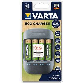 Varta Eco Charger + 4 AA 2100mAh Recycled (57680101451) (lehce opotřebené 8801429902)