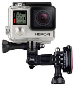 Uchwyt GoPro do kamery sportowej (AHEDM-001) Czarny