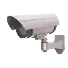 Maketa zabezpečovacej kamery Solight 1D40, na stenu, LED dióda, 2x AA (1D40)
