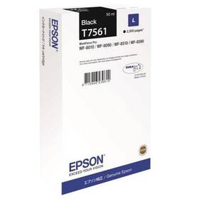 Inkoustová náplň Epson T7561 L, 2500 stran (C13T756140) černá