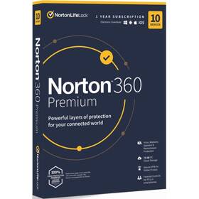 Norton 360 PREMIUM 75GB CZ 1 uživatel / 10 zařízení / 12 měsíců (BOX) (21416695)