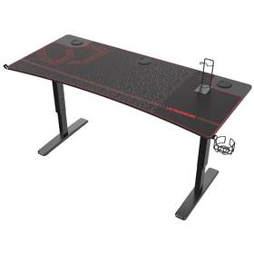 Biurko gamingowe ULTRADESK CRUISER (UDESK-CR-RD) Czerwony