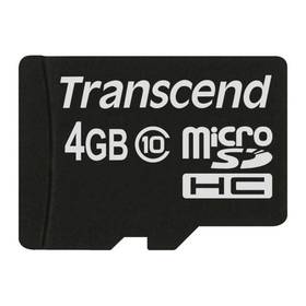 Transcend MicroSDHC 4GB Class10 (TS4GUSDC10)