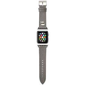 Karl Lagerfeld Karl Head PU na Apple Watch 42/44/45mm (KLAWLOKHG) stříbrný (lehce opotřebené 8801847063)