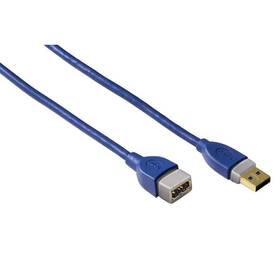 Hama USB 3.0, 1,8m, prodlužovací (39674) modrý