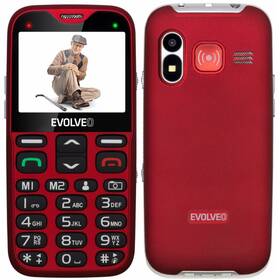 Evolveo EasyPhone XG pro seniory (EP-650-XGR) červený