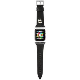 Pasek wymienny Karl Lagerfeld Karl Head PU na Apple Watch 38/40/41mm (KLAWMOKHK) Czarny