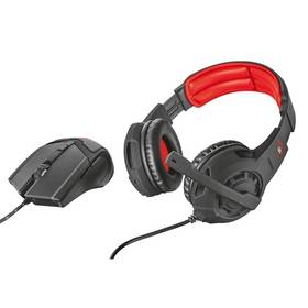 Trust GXT 784 headset + myš (21472) černý/červený (vráceno - použito 8800875565)