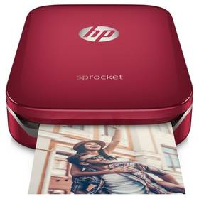 Drukarka do zdjęć HP Sprocket Photo Printer (Z3Z93A#633) Czerwona