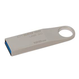 Pendrive, pamięć USB Kingston DataTraveler SE9 G2 Premium 128GB (KE-U91128-9DX) Szary /metal