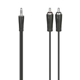 Kabel Hama Jack 3,5 mm / 2x cinch (RCA), 1,5 m (205110) Czarny