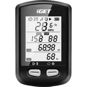 Cyklopočítač s GPS iGET C200 čierny