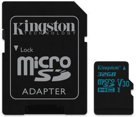 Kingston Canvas Go! MicroSDHC 32GB UHS-I U3 (90R/45W) + adapter (SDCG2/32GB) (zánovní 8801764772)
