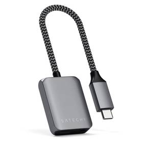 Satechi USB-C/Jack 3.5mm, USB-C PD 30W (ST-UCAPDAM) sivá