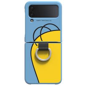 Obudowa dla telefonów komórkowych Samsung Galaxy Z Flip4 Silicone Cover with ring, Homer Simpson (GP-XVF721HONLW)