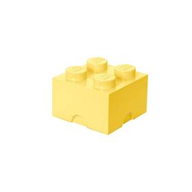 Skrzynka / organizer LEGO® 250 x 250 x 180 mm jasnożółty