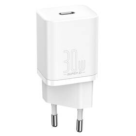 Ładowarka sieciowa Baseus Super Si USB-C 30W (CCSUP-J02) Biała