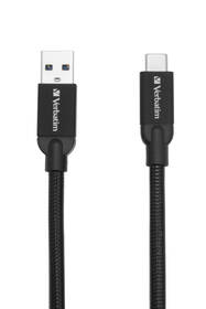 Kábel Verbatim USB 3.1/USB-C, 1m (48871) čierny