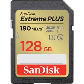 SanDisk SDXC Extreme Plus 128GB UHS-I U3 (190R/90W) (SDSDXWA-128G-GNCIN)