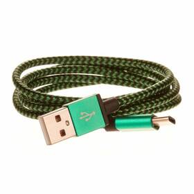 CellFish USB/USB-C, 1m (PLUSBCKABELGREEN) zelený