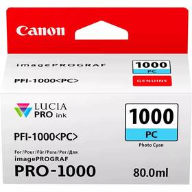 Canon PFI-1000 PC, 80 ml, foto azurová (0550C001)