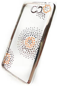 Obudowa dla telefonów komórkowych Beeyo Flower Dots pro Huawei Y6 II Compact (BEAHUY6IICTPUFLSI) Srebrny