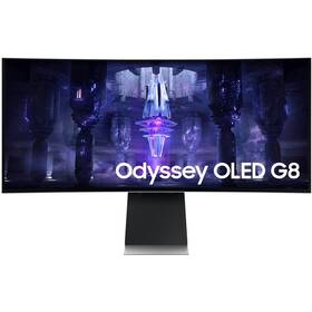 Samsung Odyssey OLED G8 G85SB (LS34BG850SUXEN) stříbrný