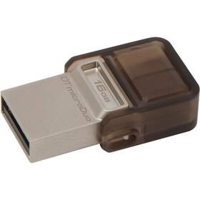 Pendrive, pamięć USB Kingston DataTraveler MicroDuo 16GB OTG (DTDUO/16GB) Brązowy 